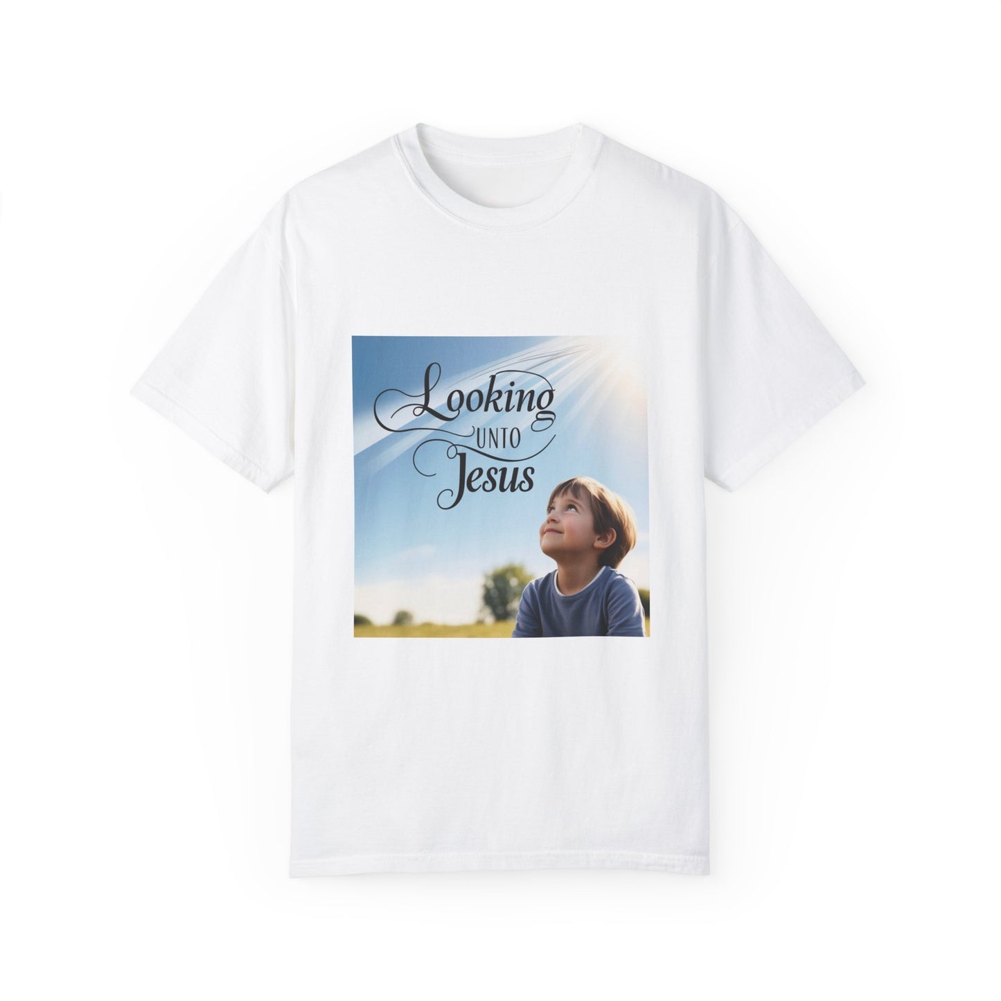 Looking Unto Jesus Unisex T-shirt