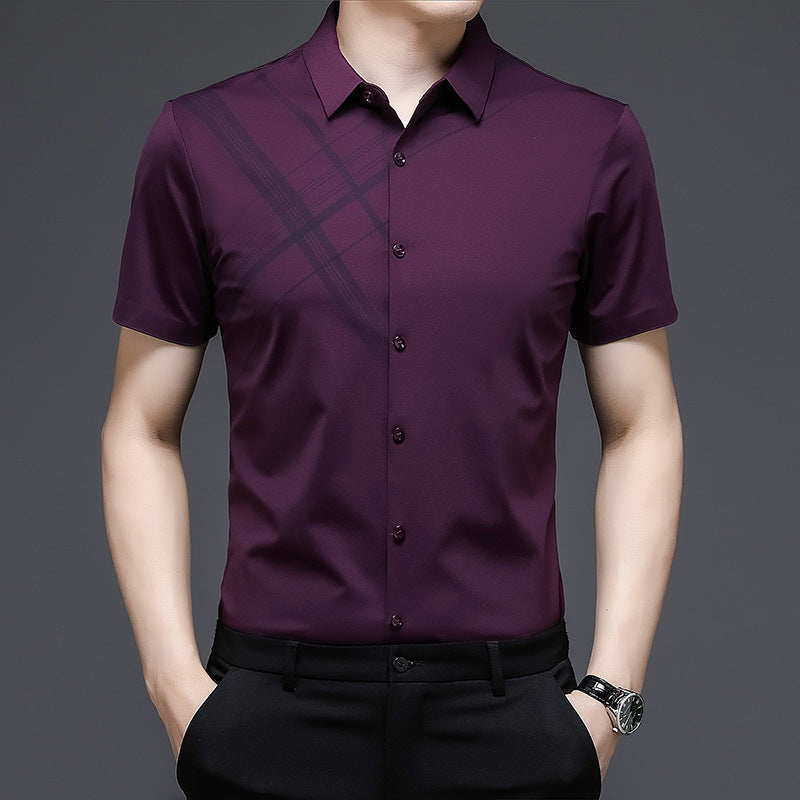 Silk Short Sleeve Shirt