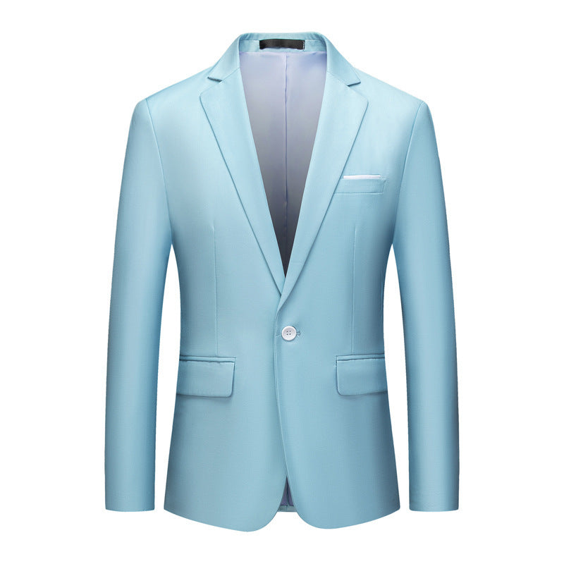 Men's One-Button Slim-Fit blazer