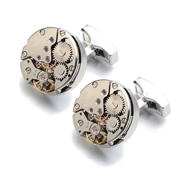 Hot Watch Movement Cufflinks