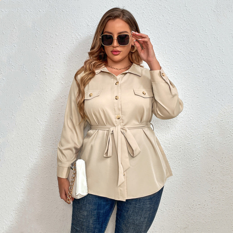 Trendy Plus Size Women Blouse