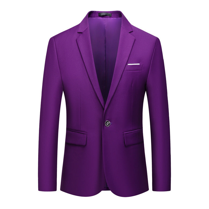 Men's One-Button Slim-Fit blazer