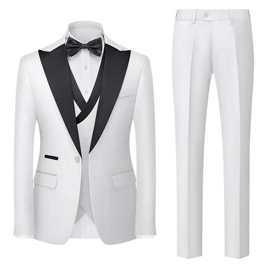 Three-Piece Slim-Fit Suit