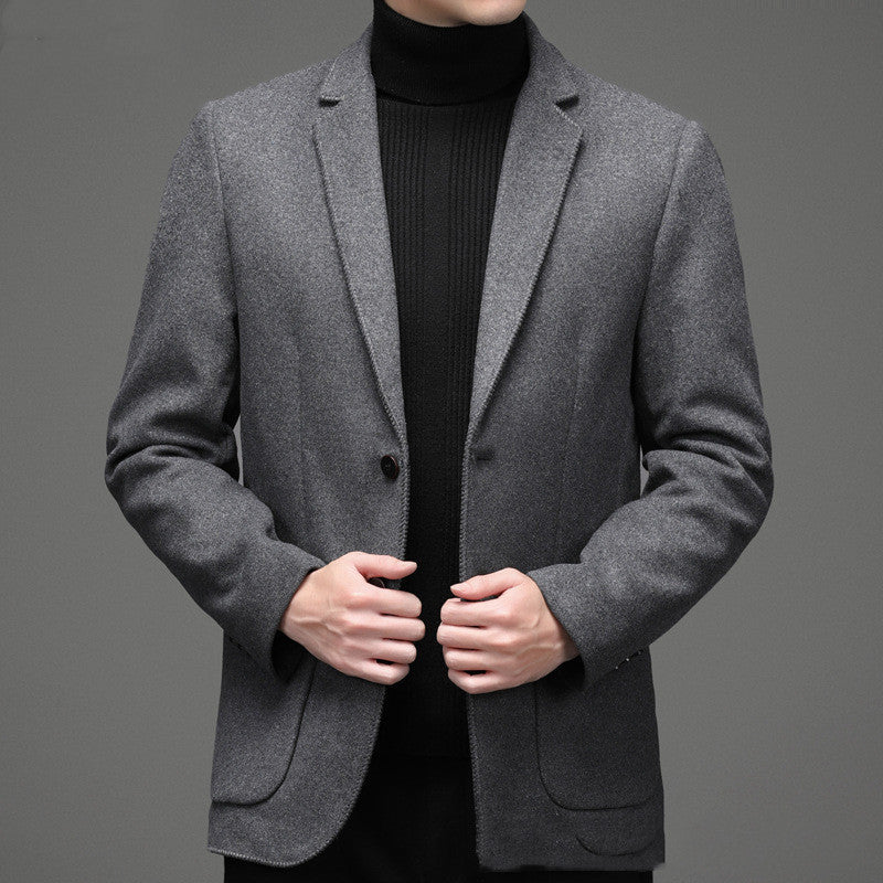 Casual Woolen Coat For Men