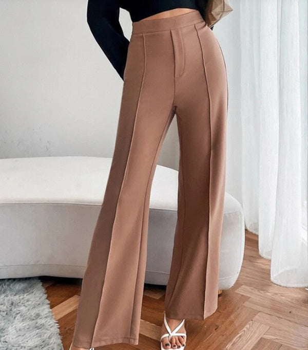 High Waist Loose Straight Pants