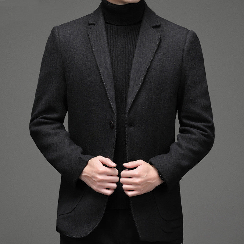 Casual Woolen Coat For Men