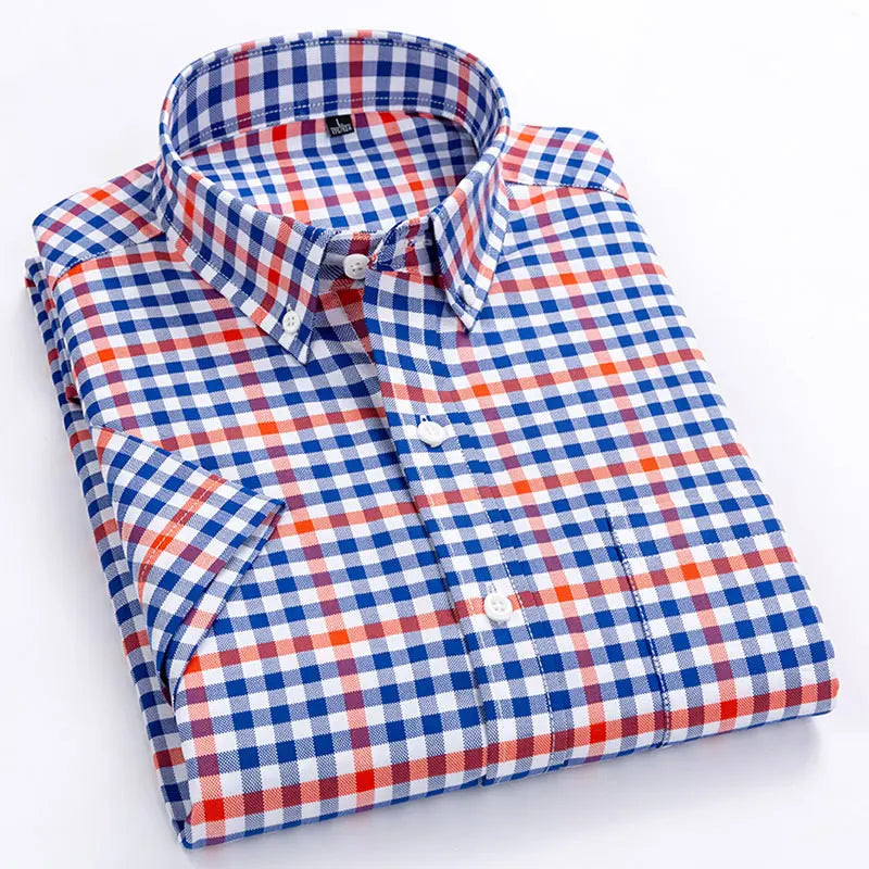 Chemise rayée décontractée pour hommes