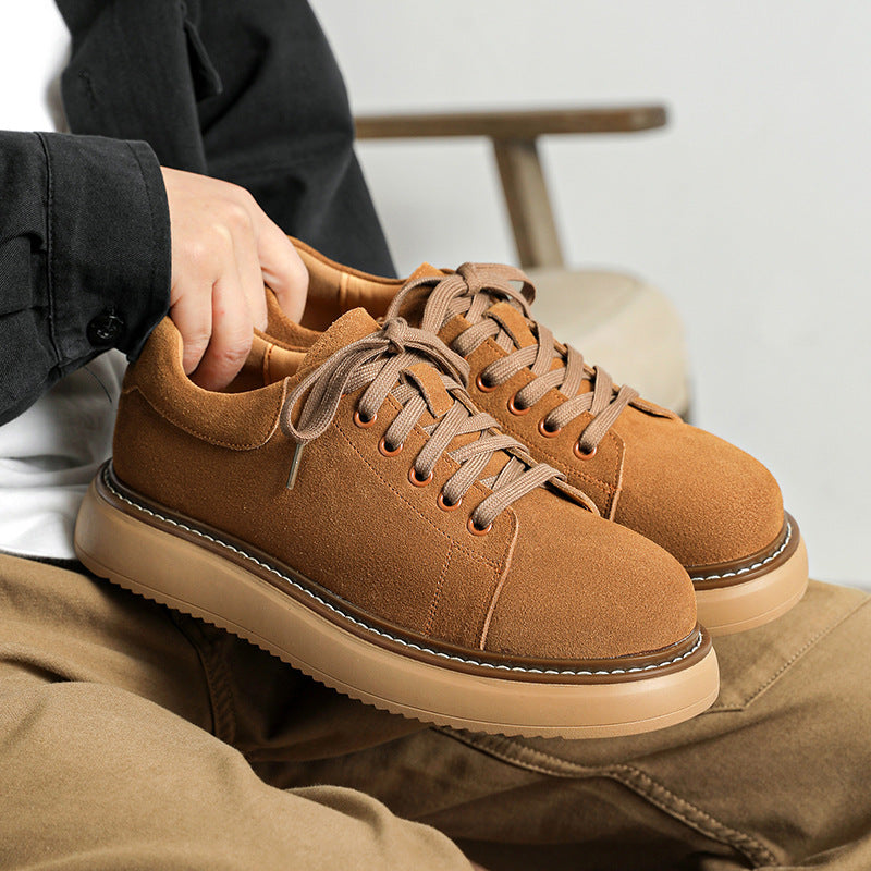 Retro Suede Workwear Shoes