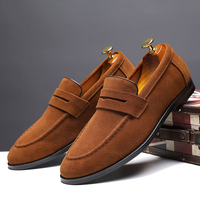 Lazy Nubuck Casual Leather Shoes