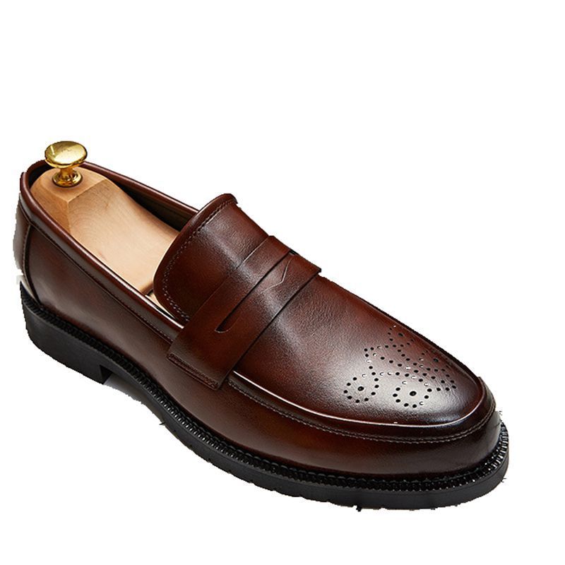 British-Styled Men's Formal Leather Shoes