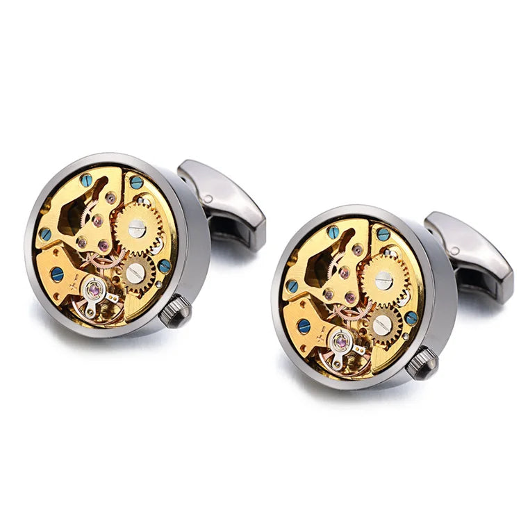 Hot Watch Movement Cufflinks