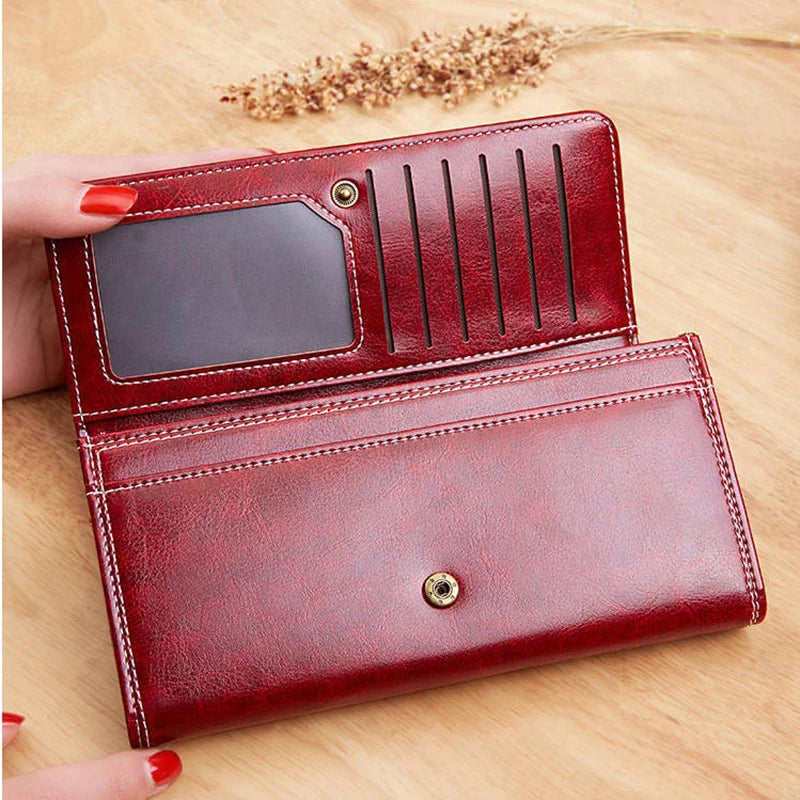 Women's Luxury Leather Cardholder Wallet