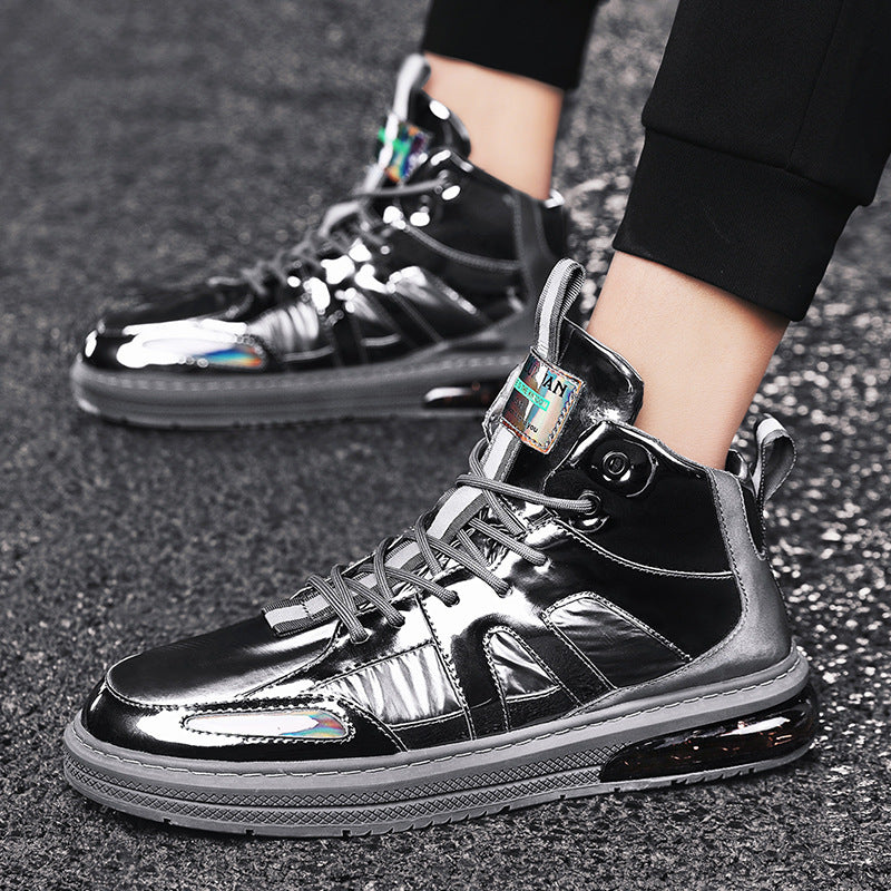 Trendy Versatile Autumn And Winter High Top Shoes