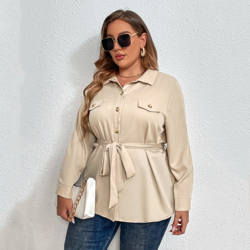 Trendy Plus Size Women Blouse