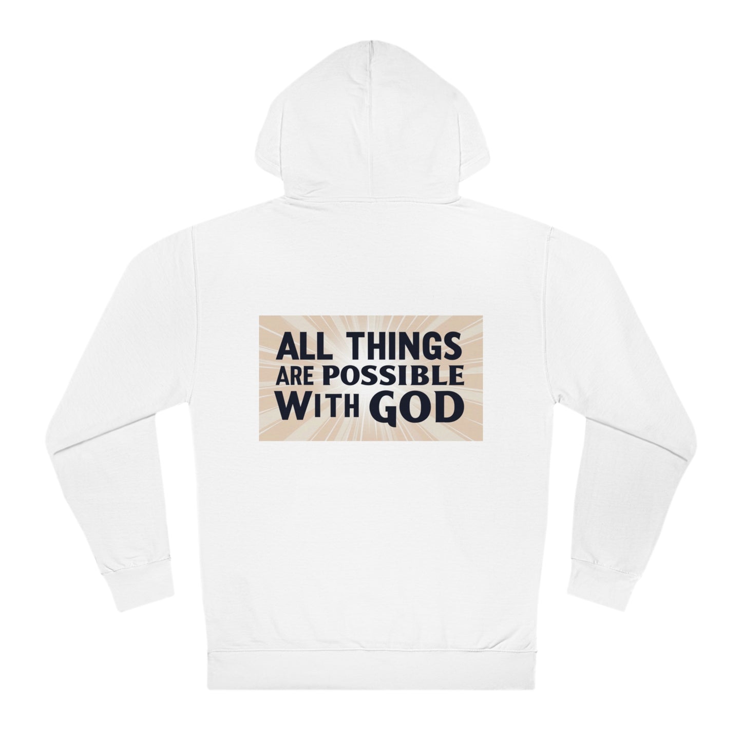 All Things Are Possible Unisex Camo Hoodie