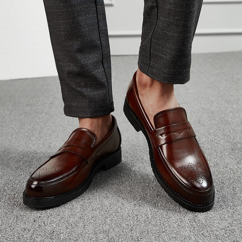 British-Styled Men's Formal Leather Shoes