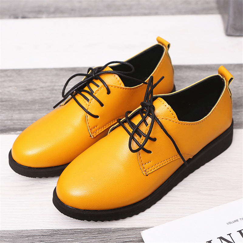 Black Flat-Bottomed Professional Work Shoes