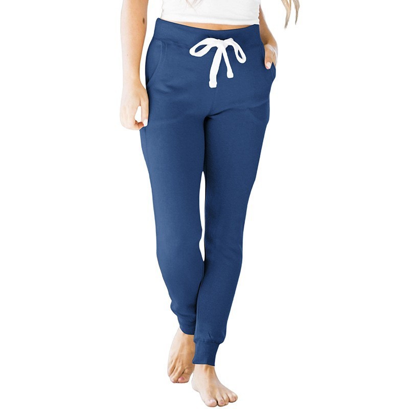 Pantalon taille haute coupe slim