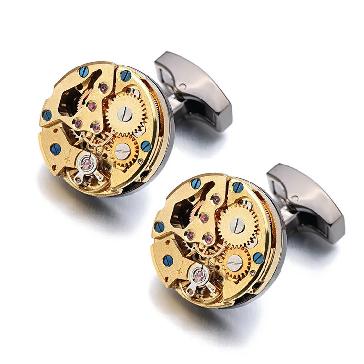 Hot Watch Movement Cufflinks