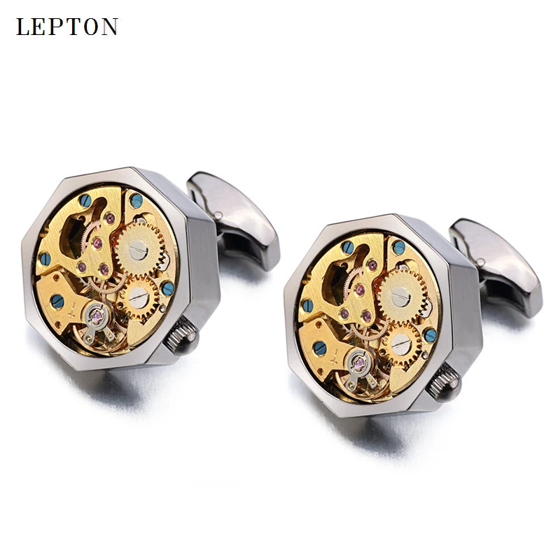 Hot Watch Movement Cufflinks