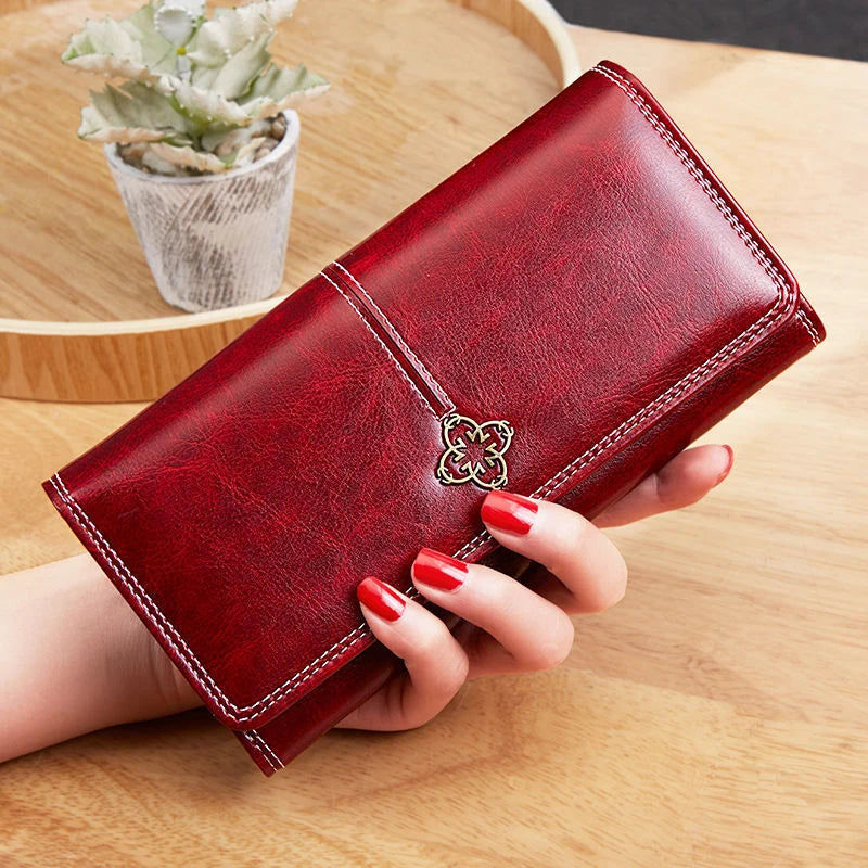 Women's Luxury Leather Cardholder Wallet