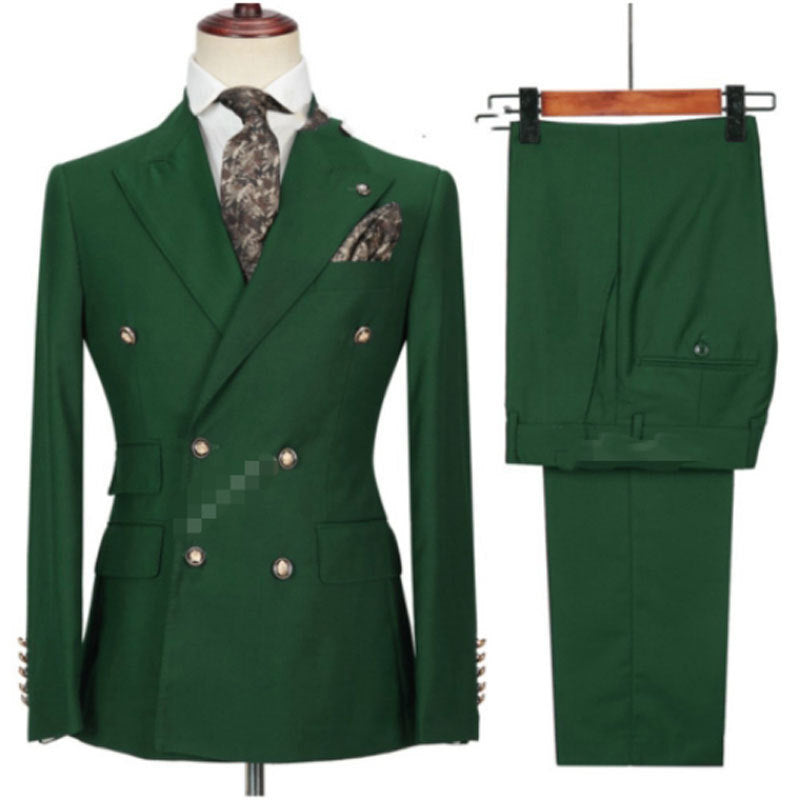 Men's Double Breasted Two-piece Suit