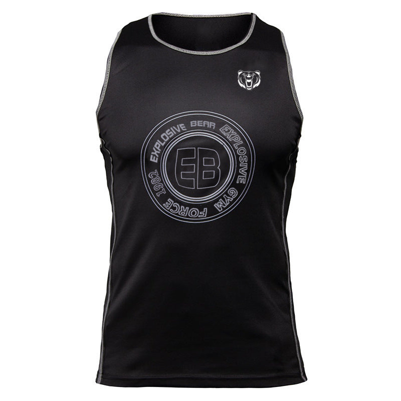 Trendy Slim Fit Cotton Training Tank Top