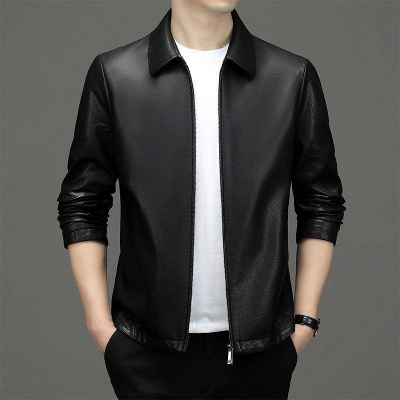 Luxury Leather Coat