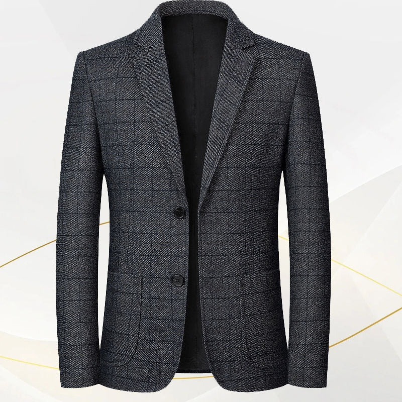 Middle-aged Men's Suit Jacket