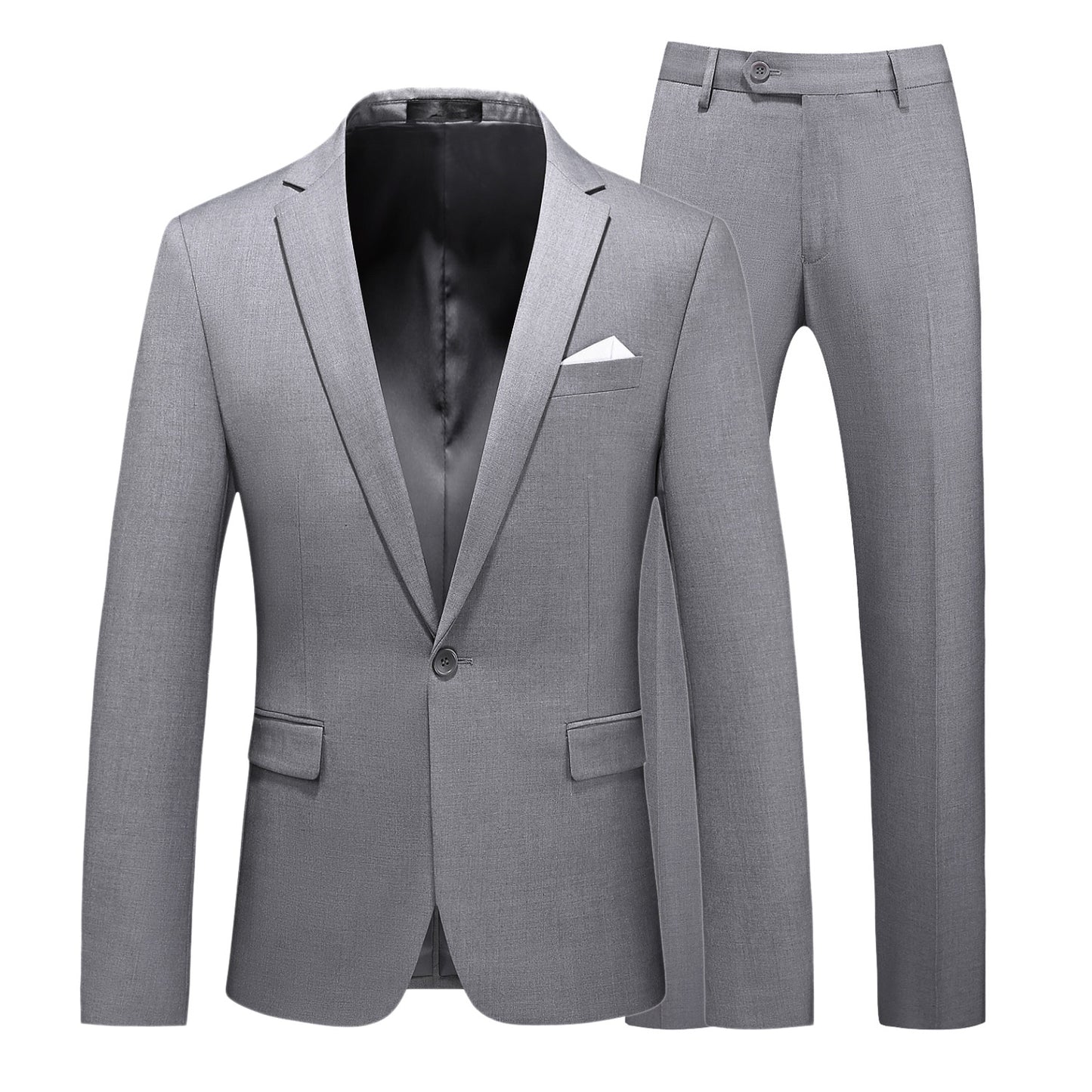 Multi-Color Slim Fit Two-piece Suit