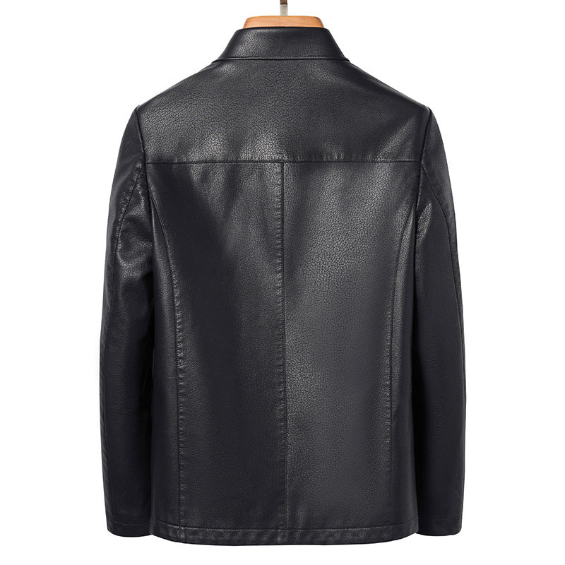 Luxury Leather Coat