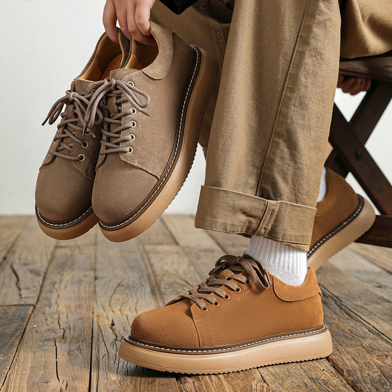 Retro Suede Workwear Shoes