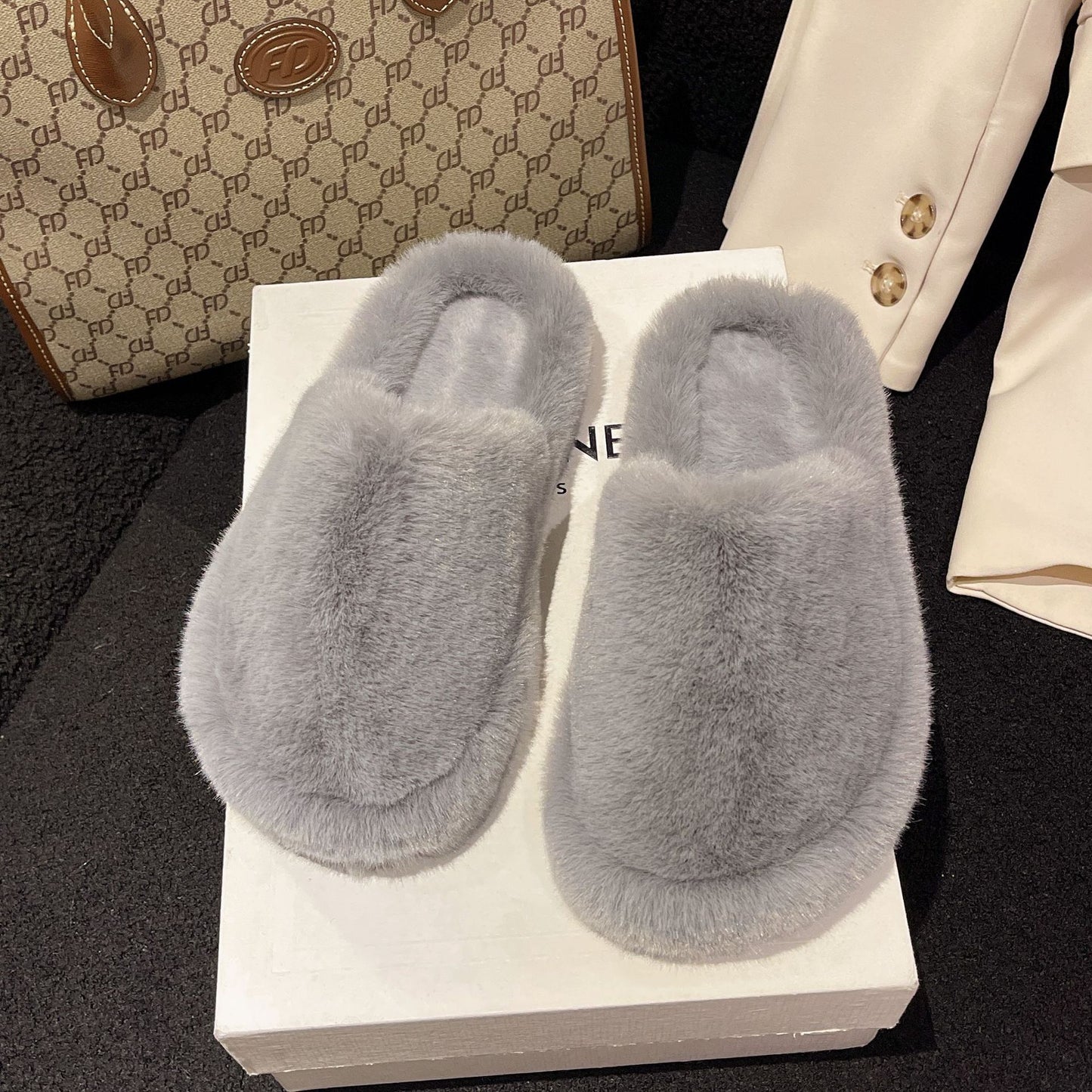 Women Warm Winter Indoor Slippers