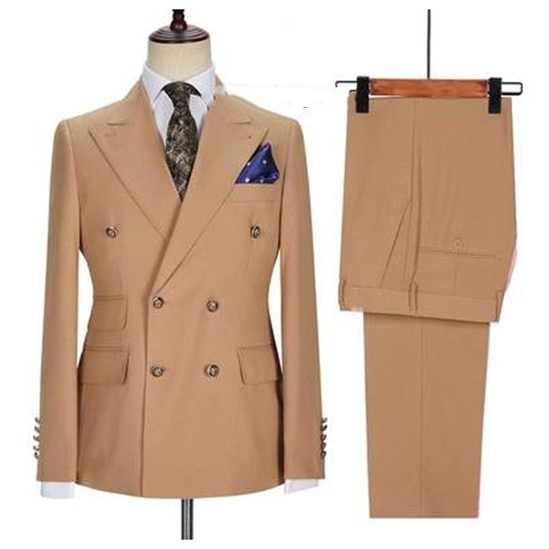 Men's Double Breasted Two-piece Suit