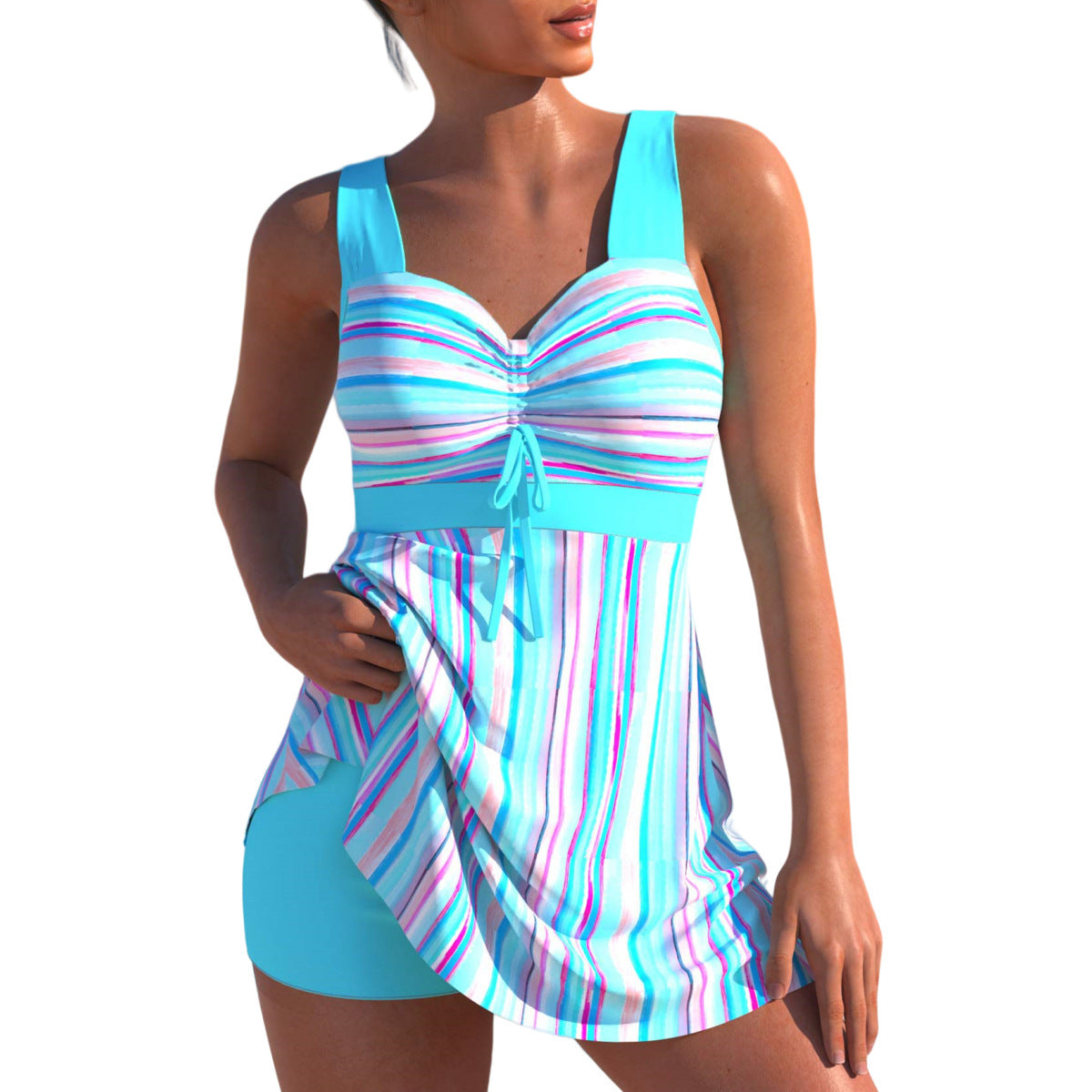 Multi-color Women's Swimsuit