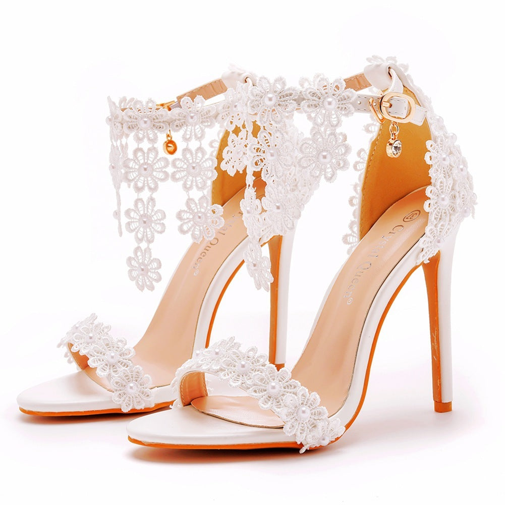 High Heel Rhinestone Shoes