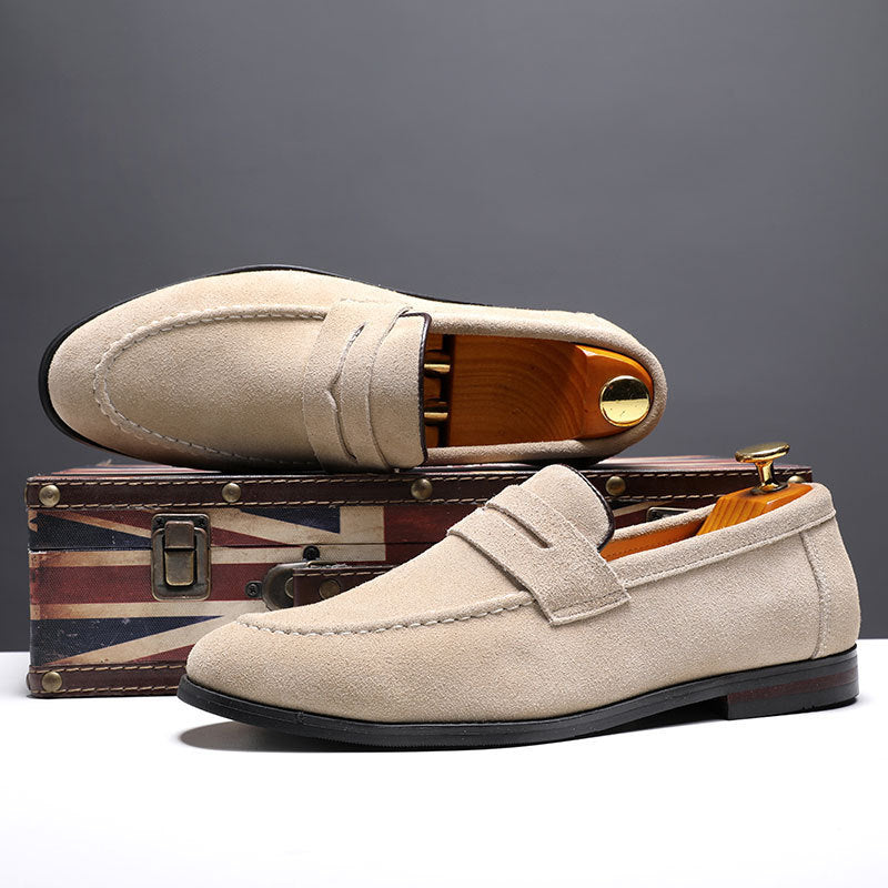 Lazy Nubuck Casual Leather Shoes