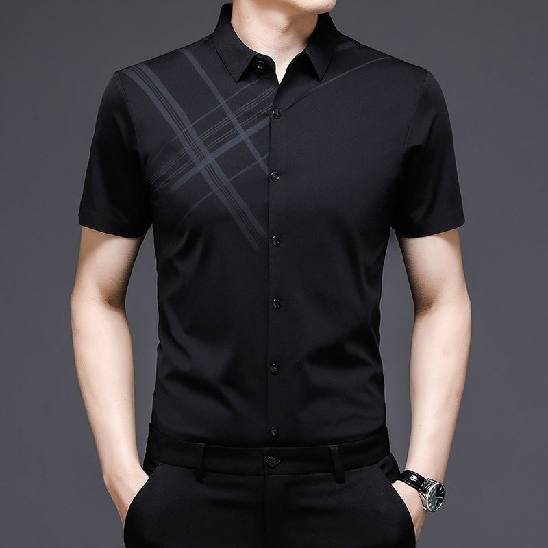 Silk Short Sleeve Shirt