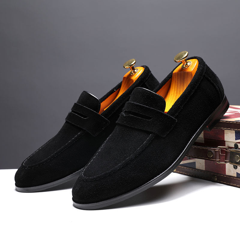 Lazy Nubuck Casual Leather Shoes