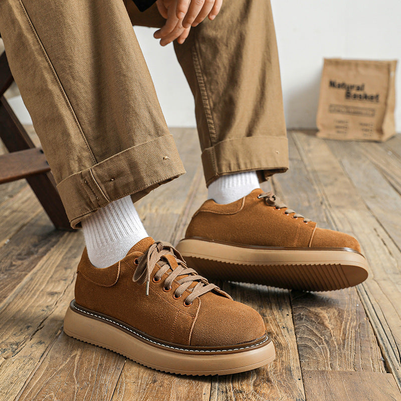 Retro Suede Workwear Shoes