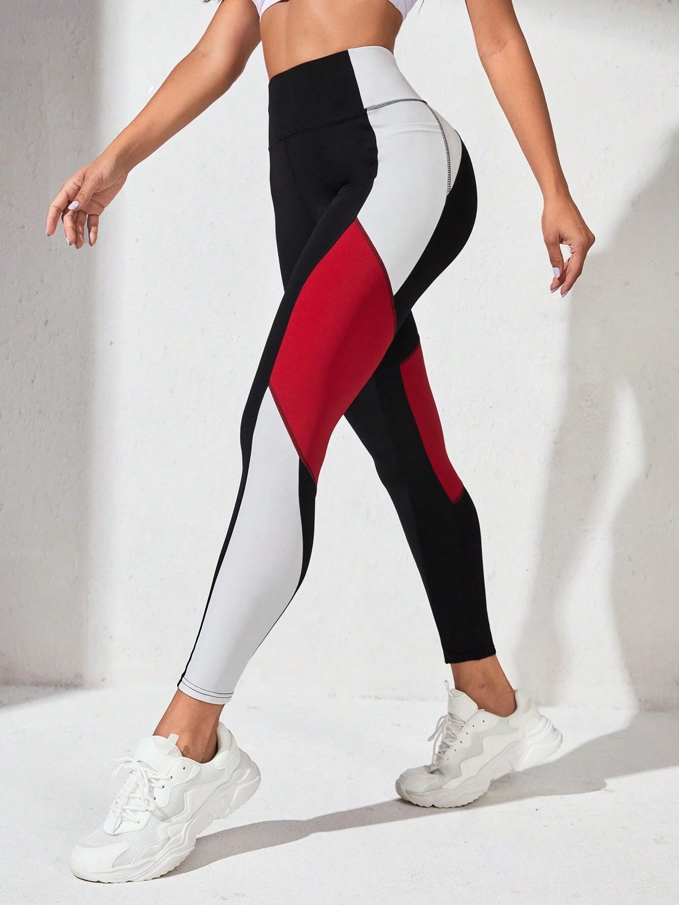 Pantalon de course cousu de style américain