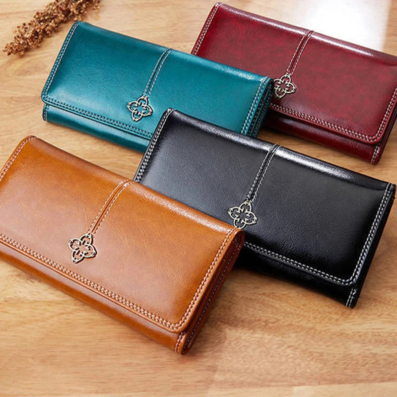 Women's Luxury Leather Cardholder Wallet