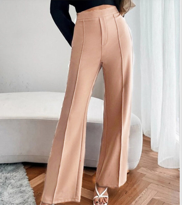 High Waist Loose Straight Pants