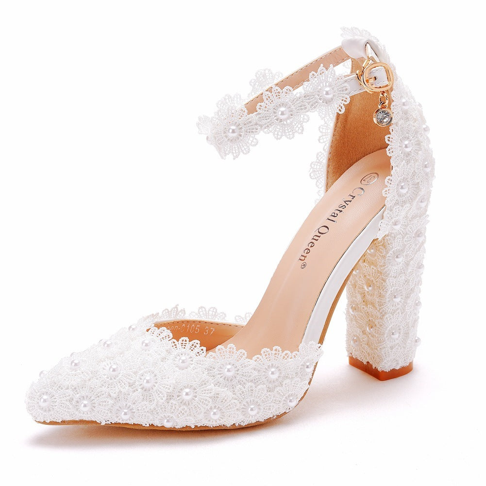 High Heel Rhinestone Shoes