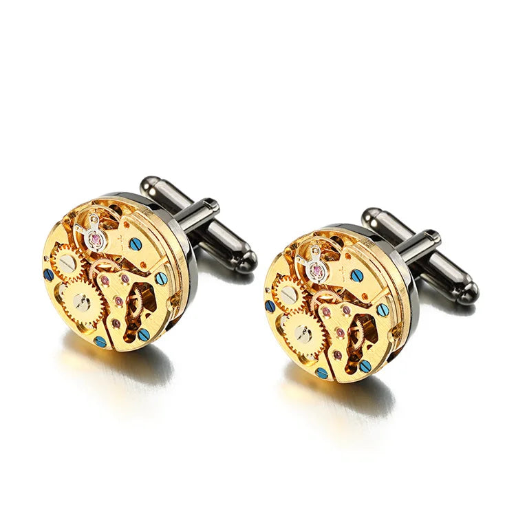 Hot Watch Movement Cufflinks