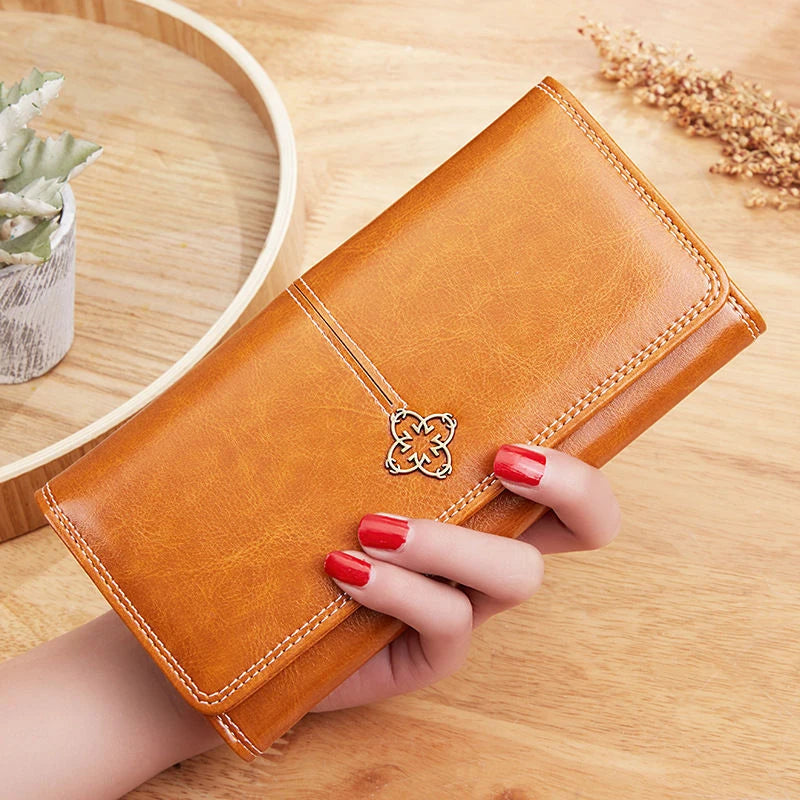 Women's Luxury Leather Cardholder Wallet