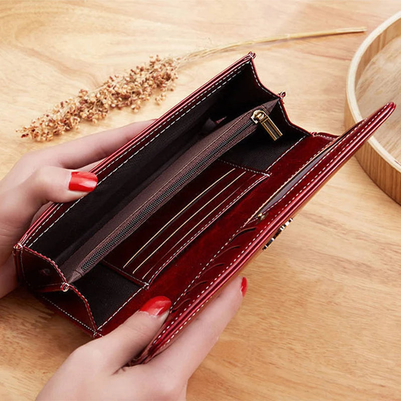 Women's Luxury Leather Cardholder Wallet